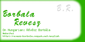 borbala revesz business card
